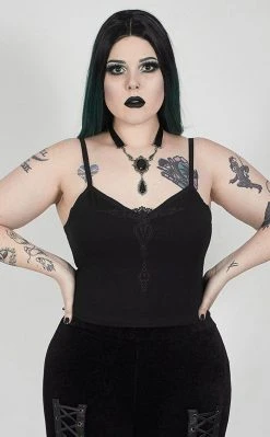 Punk Rave Clothing Lock And Key Cropped Cami | Plus Size
