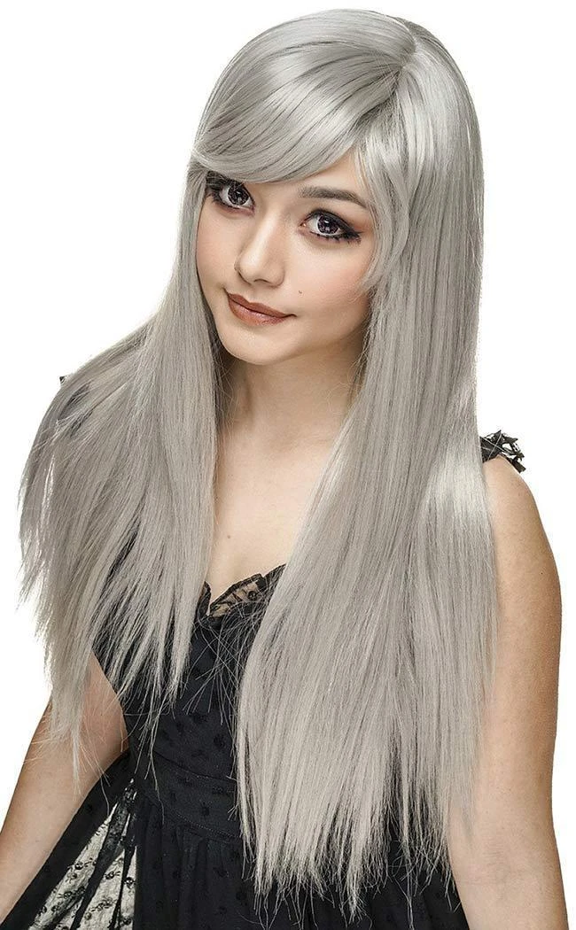 Rockstar Wigs Lolita Doll Bella Silver Wig 4 Rockstar Wigs Lolita Doll Bella Silver Wig
