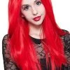 Rockstar Wigs Long Straight 24" Red Lace Front Wig Beauty
