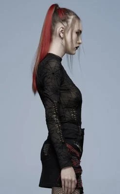 Punk Rave Lost & Buried Mesh Top