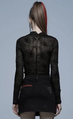 Punk Rave Lost & Buried Mesh Top