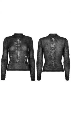 Punk Rave Lost & Buried Mesh Top