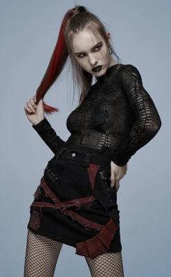 Punk Rave Lost & Buried Mesh Top