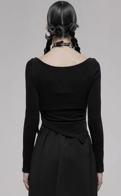 Punk Rave Love Bites Asymmetrical Top