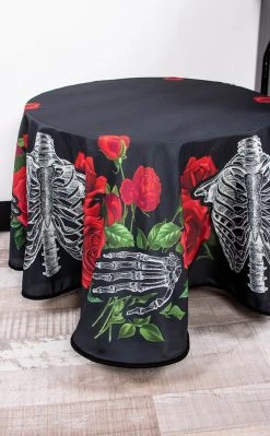 The Haunted Mansion Love You To Pieces Round Tablecloth 13 The Haunted Mansion Love You To Pieces Round Tablecloth