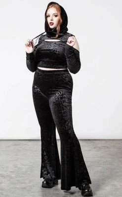 Killstar Clothing Lowkey Velvet Top