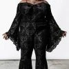 Killstar Clothing Lucifuge Bell Bottoms