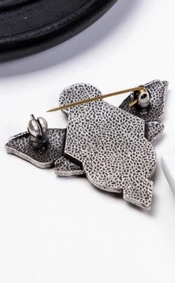 Gothic Jewellery Lunar Geometry Brooch