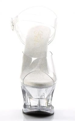 Pleaser MOON-708 Clear Heels Pole Shoes