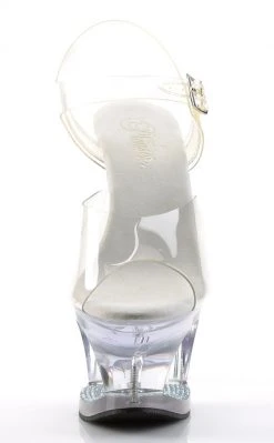 Pleaser MOON-708DM Clear Heels