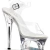 Pleaser MOON-708DM Clear Heels 1 Pleaser MOON-708DM Clear Heels