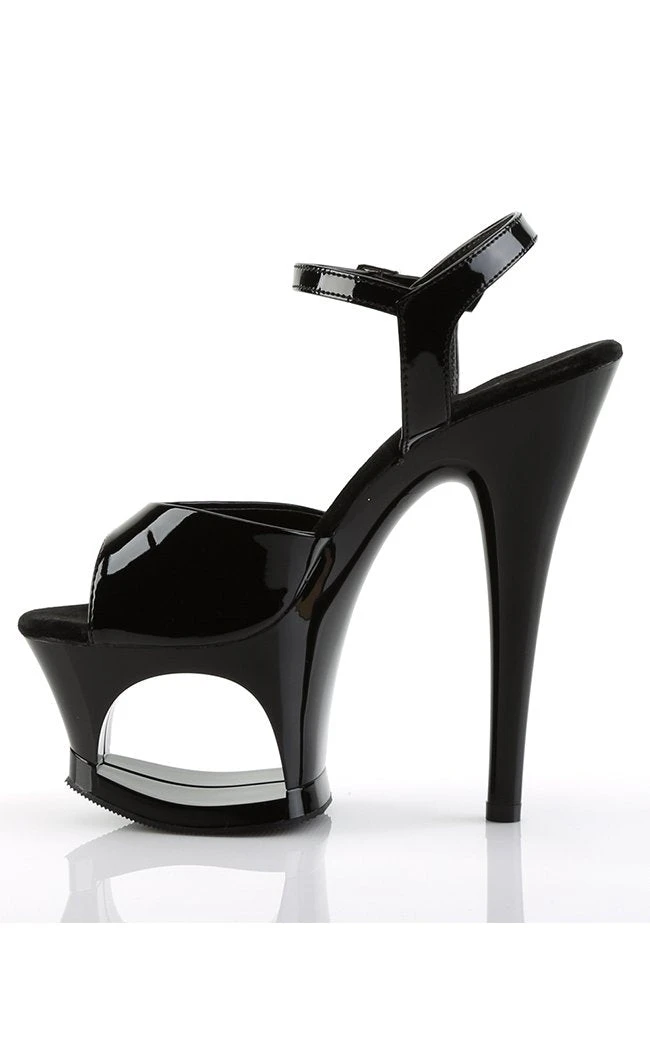 Pleaser MOON-709 Black Patent Heels Pole Shoes 5 Pleaser MOON-709 Black Patent Heels Pole Shoes