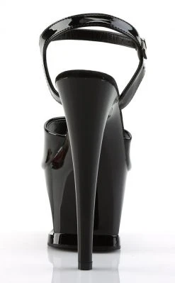 Pleaser MOON-709 Black Patent Heels Pole Shoes 10 Pleaser MOON-709 Black Patent Heels Pole Shoes