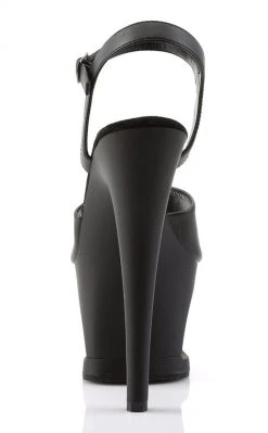 Pleaser Pole Shoes MOON-709SK Black Matte Skull Heels 10 Pleaser Pole Shoes MOON-709SK Black Matte Skull Heels