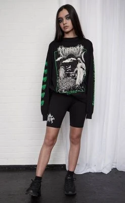 Mary Wyatt Clothing MW Metal High Waist Legging Shorts