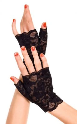 Music Legs Madam's Lacy Fingerless Gloves