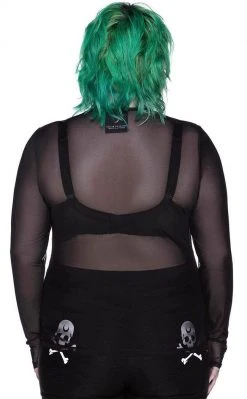 Killstar Madeline Mesh Top Clothing 12 Killstar Madeline Mesh Top Clothing