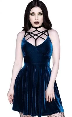 Tragic Beautiful Cosplay ???? Sales Shop 5 Killstar Magica Skater Dress | Sapphire Clothing