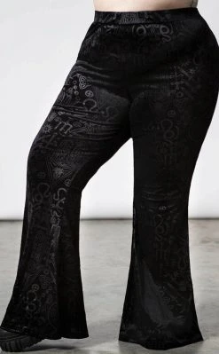 Killstar Magick Mourning Velvet Flares