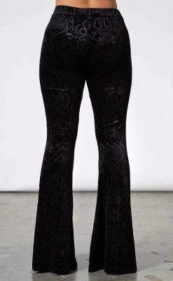 Killstar Magick Mourning Velvet Flares