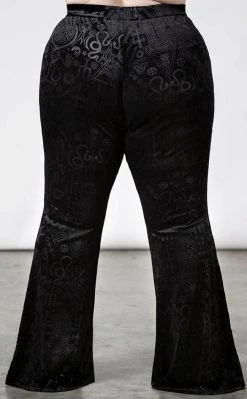 Killstar Magick Mourning Velvet Flares