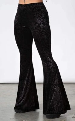 Killstar Magick Mourning Velvet Flares