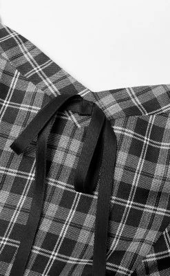 Punk Rave Magpie Plaid Dress Clothing