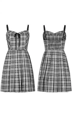 Punk Rave Magpie Plaid Dress Clothing