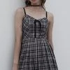 Punk Rave Magpie Plaid Dress Clothing