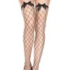 Music Legs Maiden Fair Diamond Net Stockings Clothing