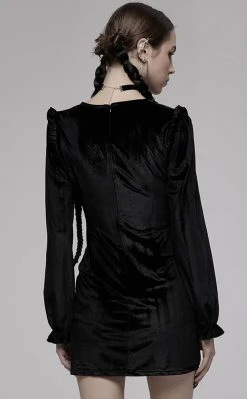 Punk Rave Clothing Malice Velvet Mini Dress