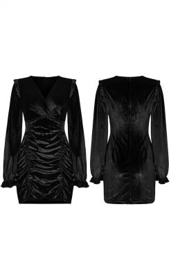 Punk Rave Clothing Malice Velvet Mini Dress