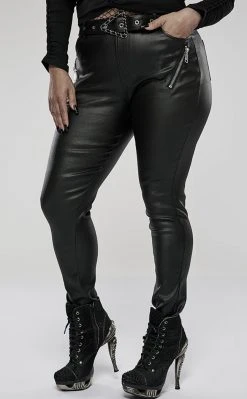 Punk Rave Clothing Marcia Biker Trousers | Plus Size