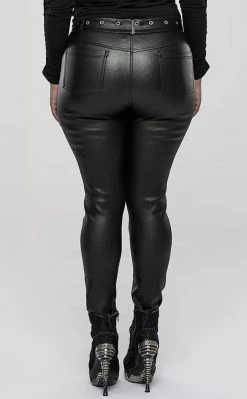 Punk Rave Clothing Marcia Biker Trousers | Plus Size 12 Punk Rave Clothing Marcia Biker Trousers | Plus Size