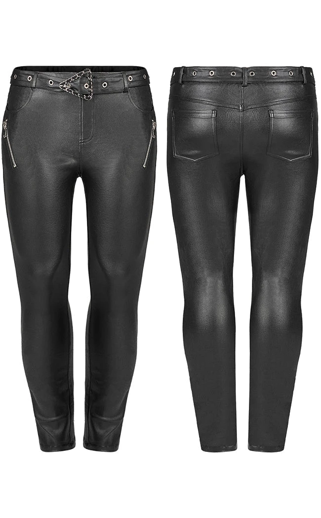 Punk Rave Clothing Marcia Biker Trousers | Plus Size 9 Punk Rave Clothing Marcia Biker Trousers | Plus Size