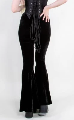 Killstar Clothing Marisol Velvet Bell Bottoms 23 Killstar Clothing Marisol Velvet Bell Bottoms