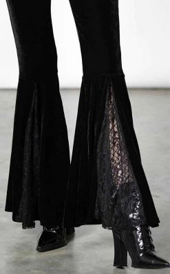 Killstar Clothing Marisol Velvet Bell Bottoms 18 Killstar Clothing Marisol Velvet Bell Bottoms