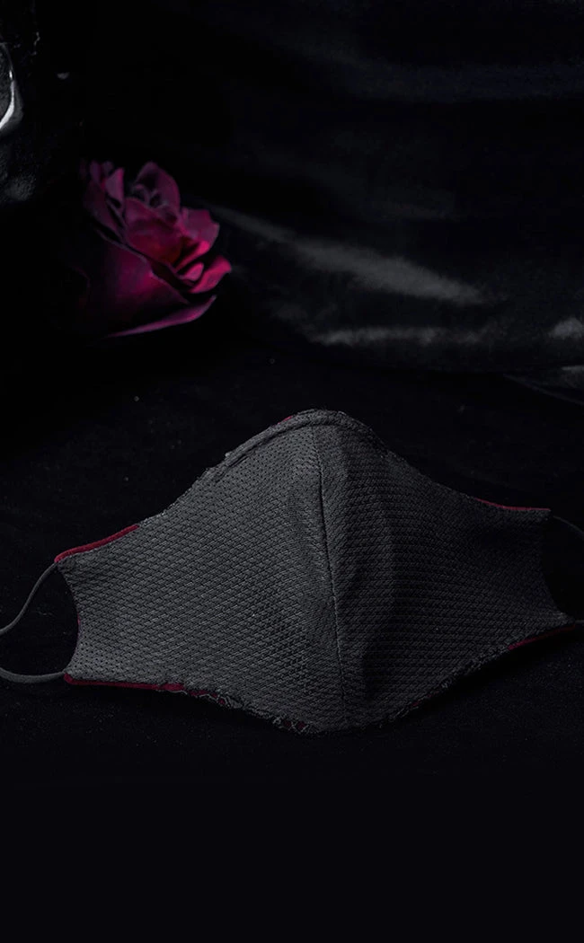 Punk Rave New Arrivals Melodrama Face Mask | Red 6 Punk Rave New Arrivals Melodrama Face Mask | Red
