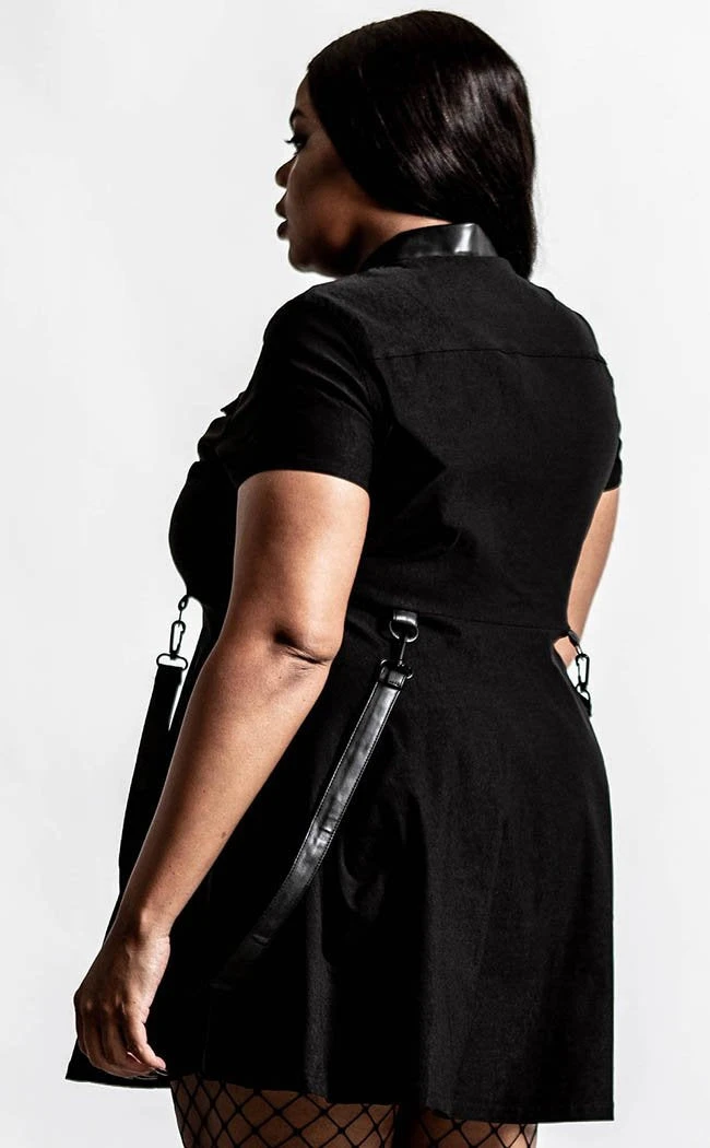 Killstar Clothing Menace Collar Dress | Black 8 Killstar Clothing Menace Collar Dress | Black