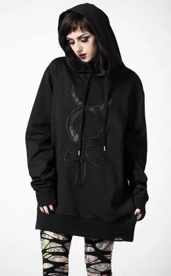 Killstar Mercury Rising Pull-Over Hoodie Clothing