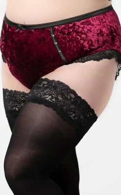 Killstar Mercy Lace Panty | Blood