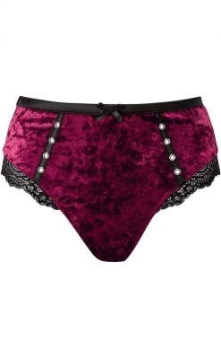 Killstar Mercy Lace Panty | Blood