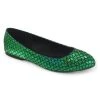 Funtasma Shoes Mermaid-21 Green Scale Flats 2 Funtasma Shoes Mermaid-21 Green Scale Flats