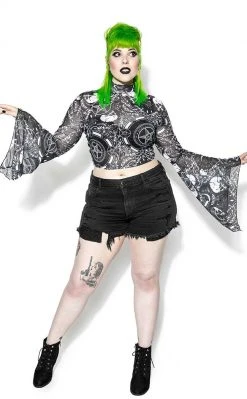 BlackCraft Mesh Bell Sleeve | Dream State