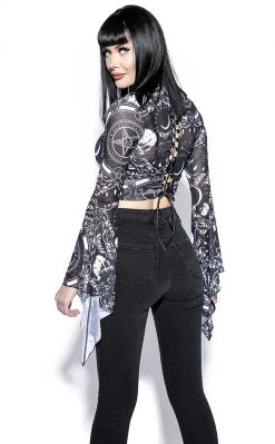 BlackCraft Mesh Bell Sleeve | Dream State