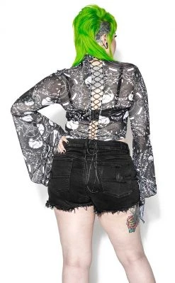 BlackCraft Mesh Bell Sleeve | Dream State