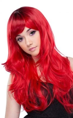 Rockstar Wigs Michonne Fire Engine Red Wig