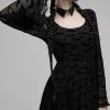Punk Rave Clothing Mina Flocked Dress 2 Punk Rave Clothing Mina Flocked Dress