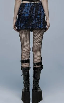 Punk Rave Clothing Minuit Mini Skirt