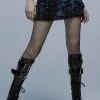 Punk Rave Clothing Minuit Mini Skirt